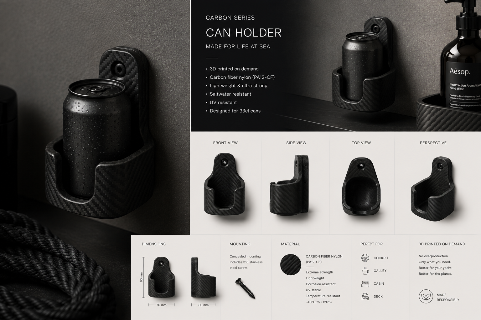 Bespoke Canholder — Carbon Series 2