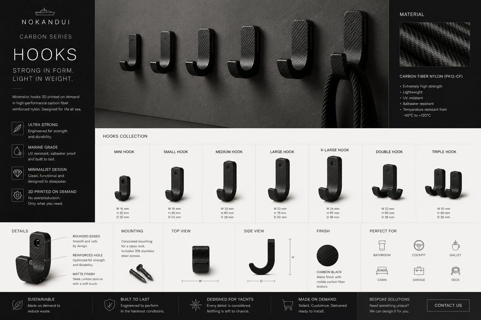 Bespoke Hooks — Carbon Series 2