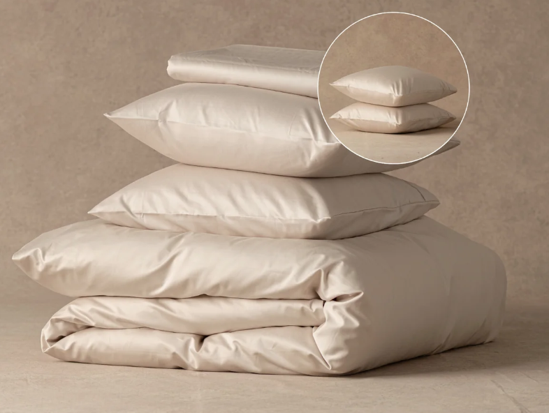 Luxury Supima Sateen Bed Set with Extra Pillowcases | Juniper
